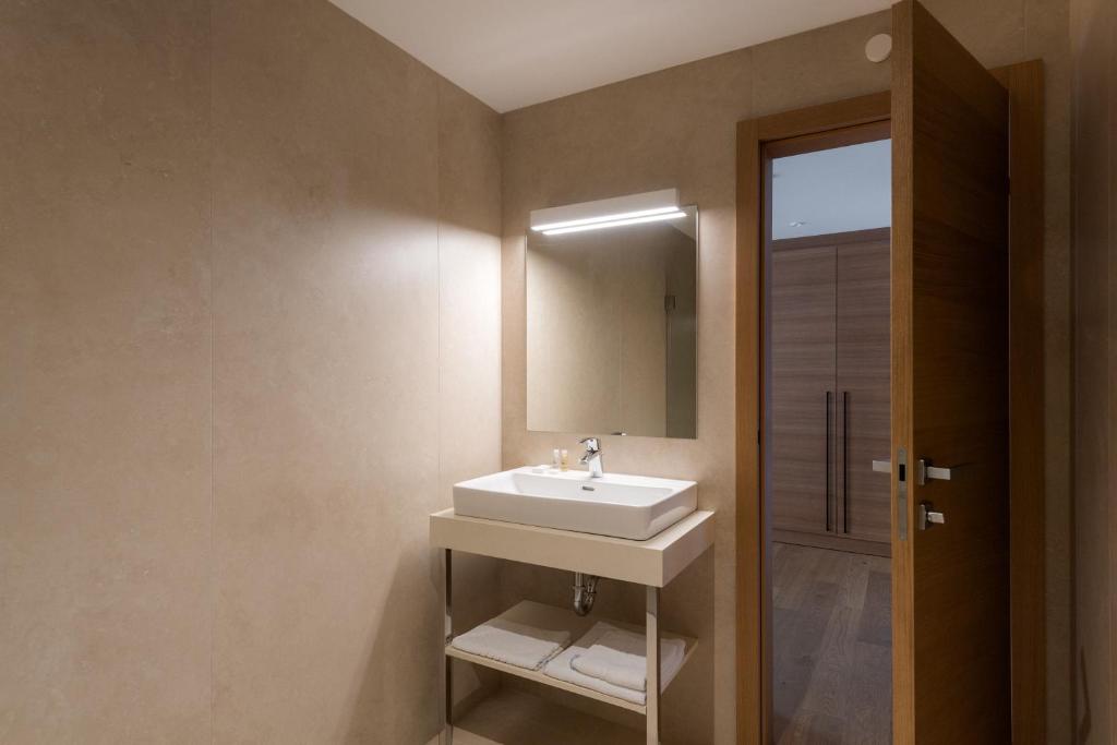 Koupelna v ubytování Hotel Ajdovec