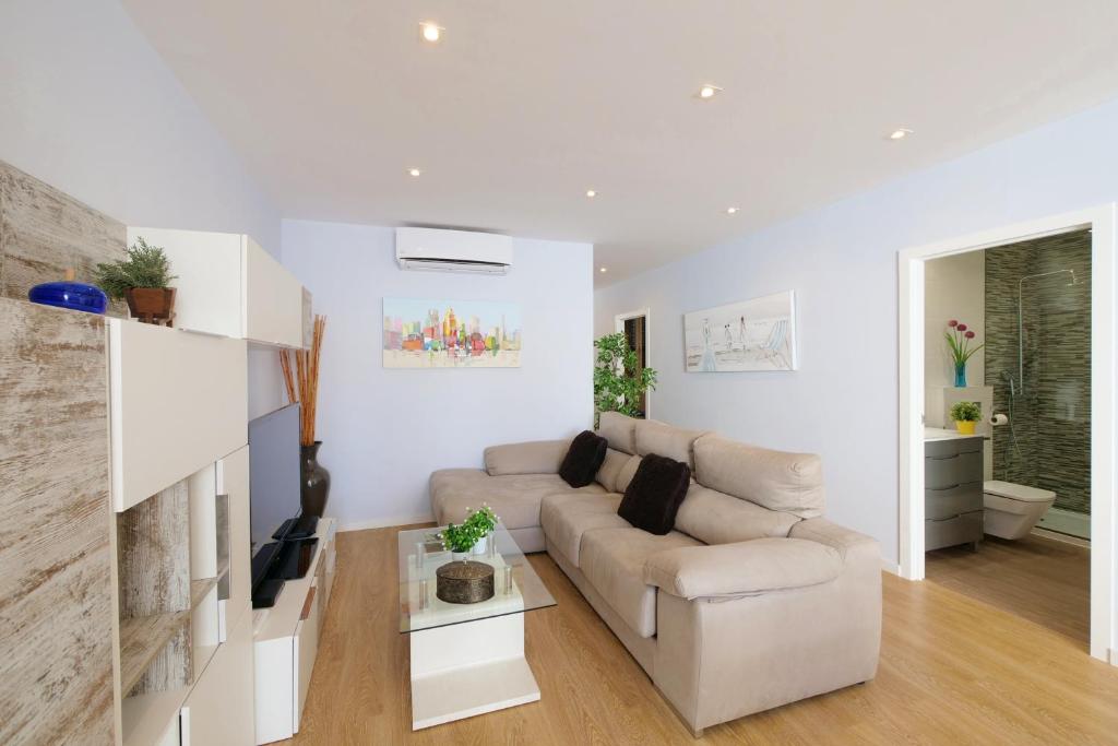 Posezení v ubytování Villa Porto Colom Select