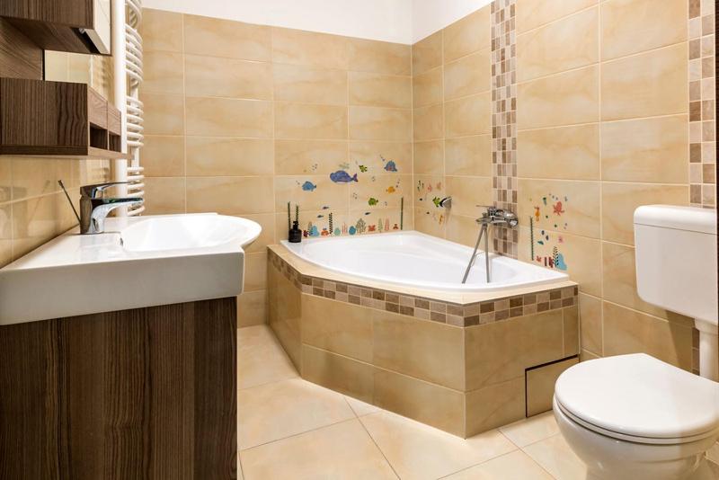 Koupelna v ubytování Exkluzív Apartman Debrecen
