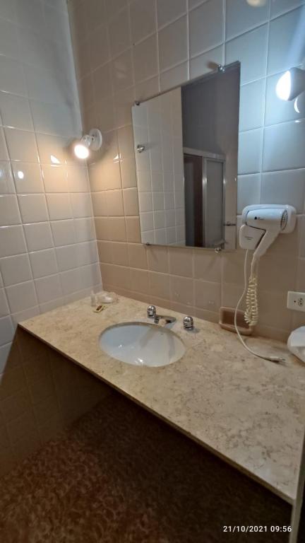 Koupelna v ubytování Hotel Ascona