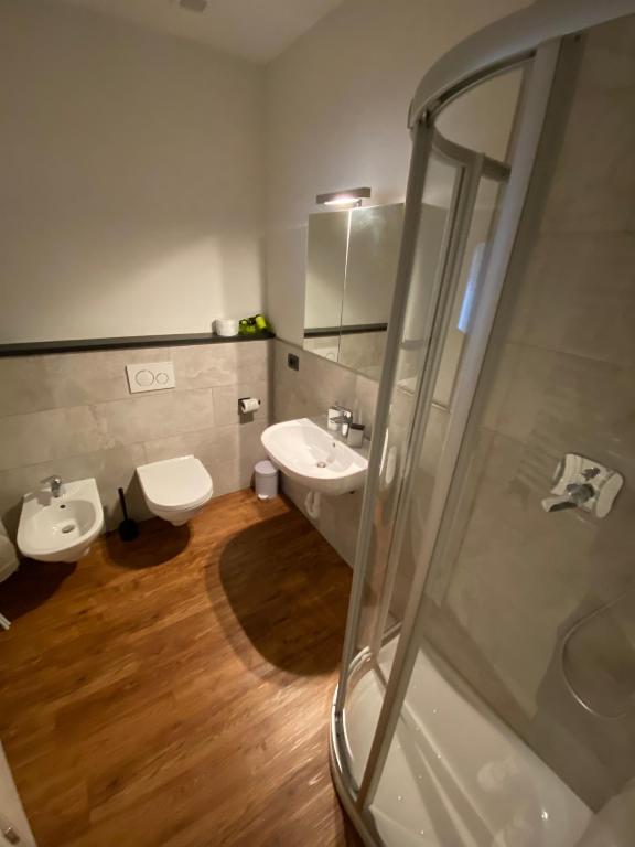Kúpeľňa v ubytovaní Cesa Prinoth
