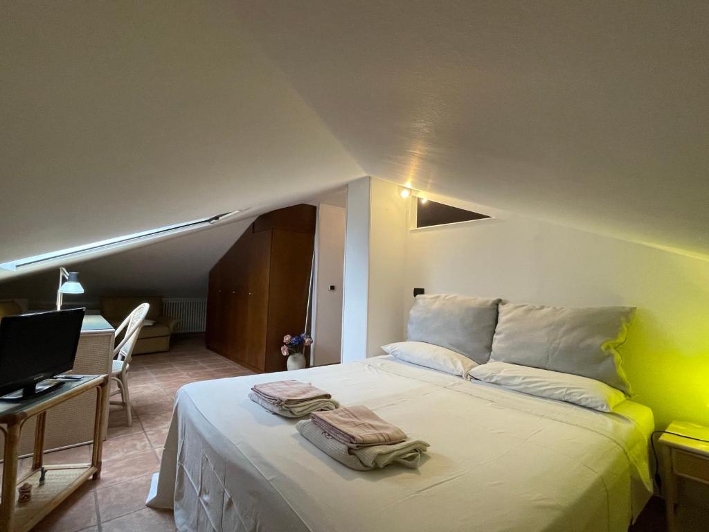 Postel nebo postele na pokoji v ubytování Casa Via Vigo