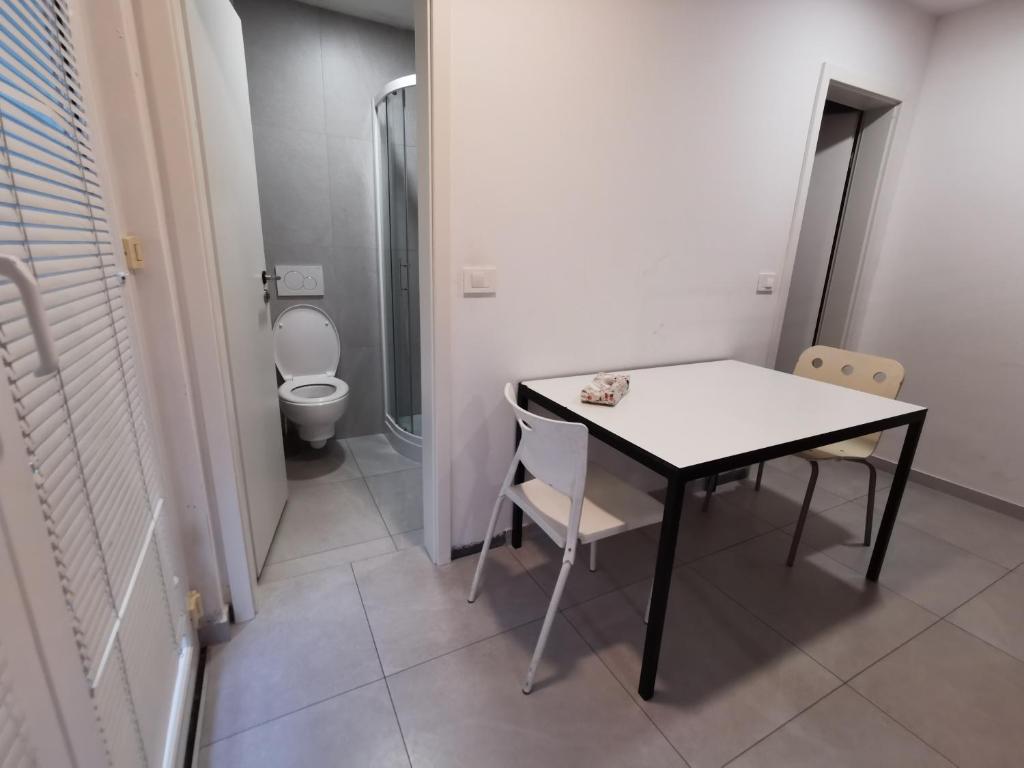 Koupelna v ubytování Simbol Rooms with free private parking
