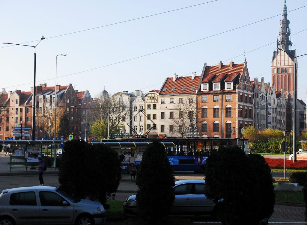 Výhľad na mesto Elblag alebo výhľad na mesto priamo z apartmánu