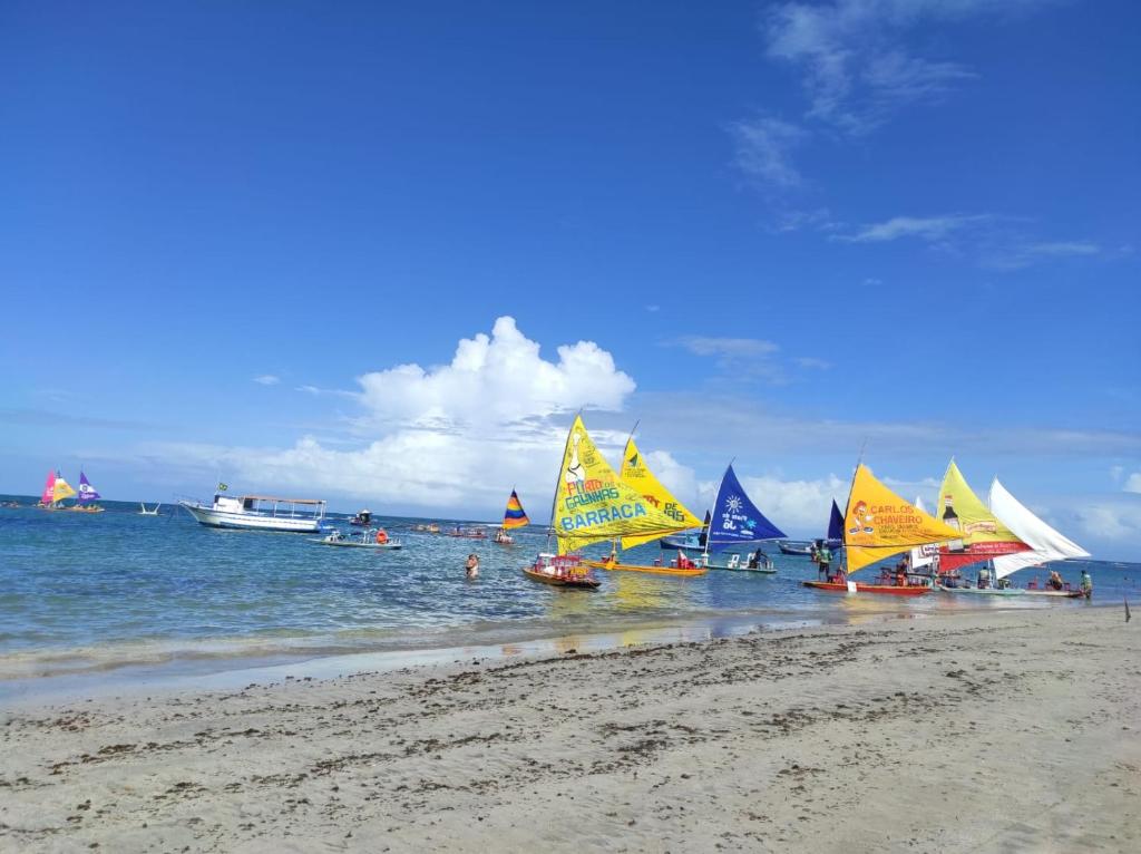 Pantai di atau di dekat rumah liburan