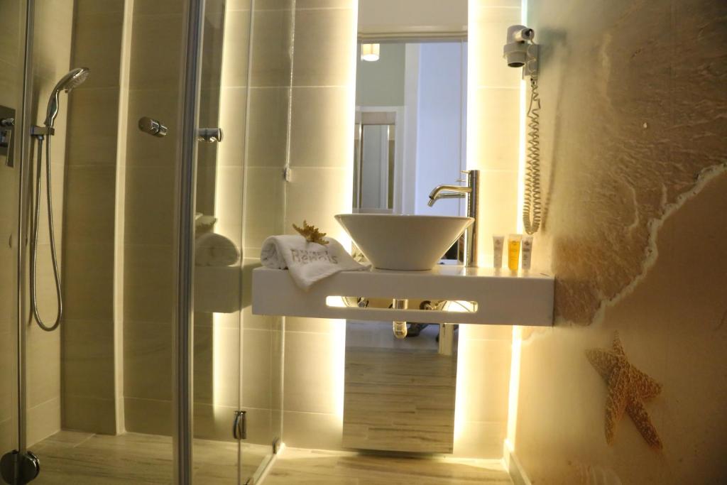 Ванная комната в Hotel Benois