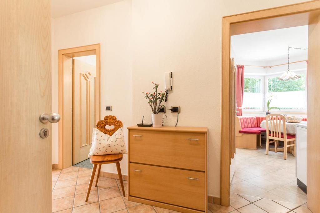 Posezení v ubytování Casa Plaickner