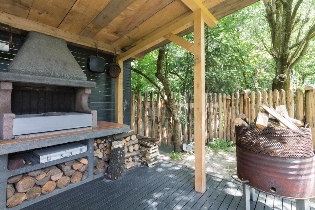 Zahrada ubytování Casa Plaickner