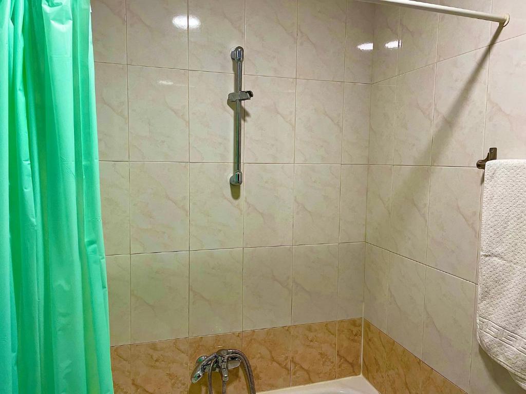 Koupelna v ubytování Hostal Torresmancha