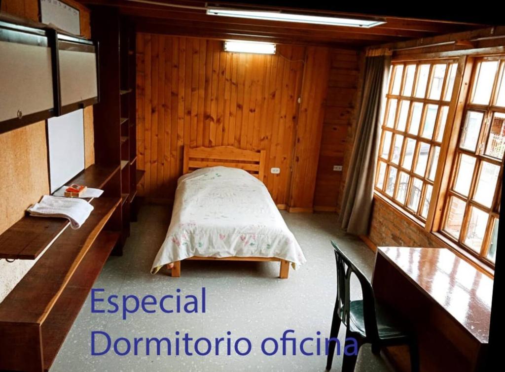 Cama o camas de una habitación en El Peregrino