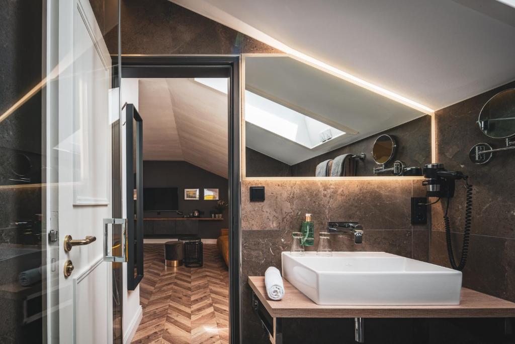 Koupelna v ubytování Villa Sonnenhof Boutique-Hotel