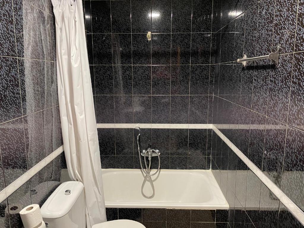 Koupelna v ubytování Hostal Torresmancha