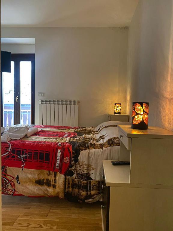 Posteľ alebo postele v izbe v ubytovaní Residence Cavallino Bianco