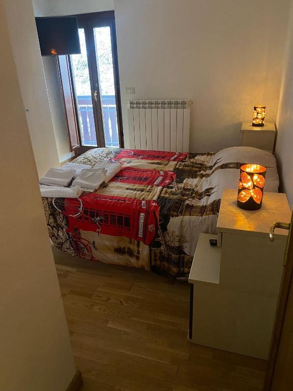 Posteľ alebo postele v izbe v ubytovaní Residence Cavallino Bianco