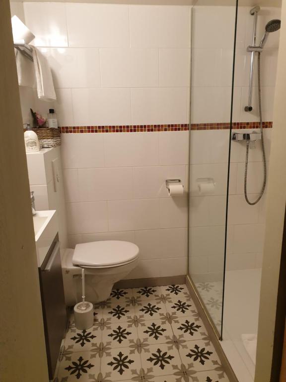 Koupelna v ubytování Hotel Gulden Vlies