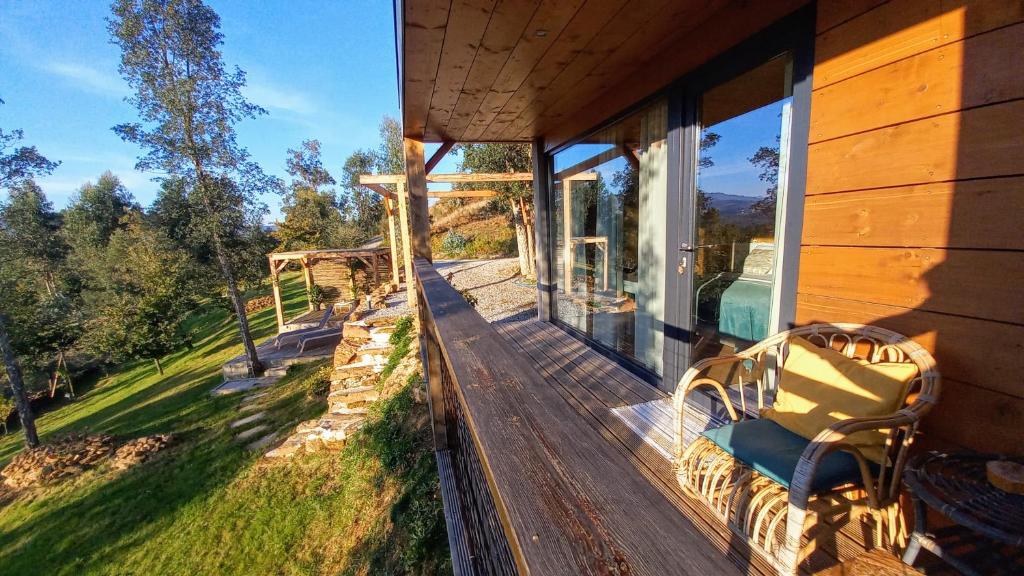Balkón nebo terasa v ubytování Horizonte Monte Verde