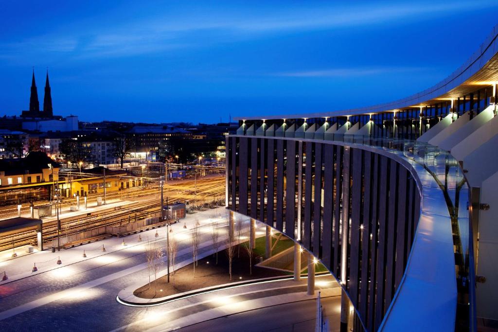 Nespecifikovaný výhled na destinaci Uppsala nebo výhled na město při pohledu z hotelu
