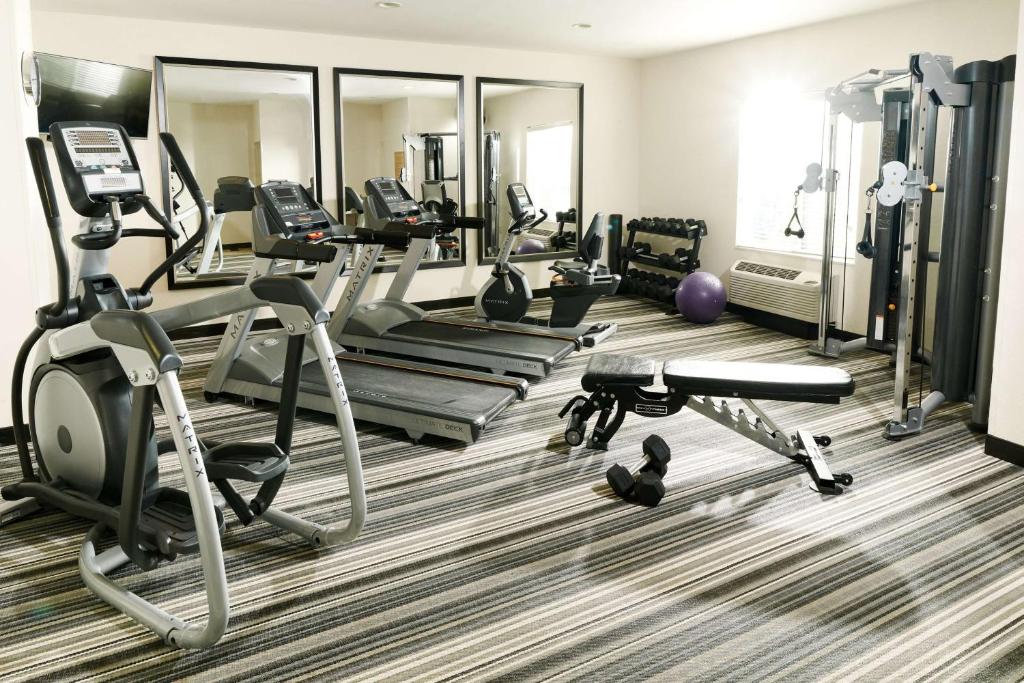 Fitness centrum a/nebo fitness zařízení v ubytování Sonesta Simply Suites Nanuet
