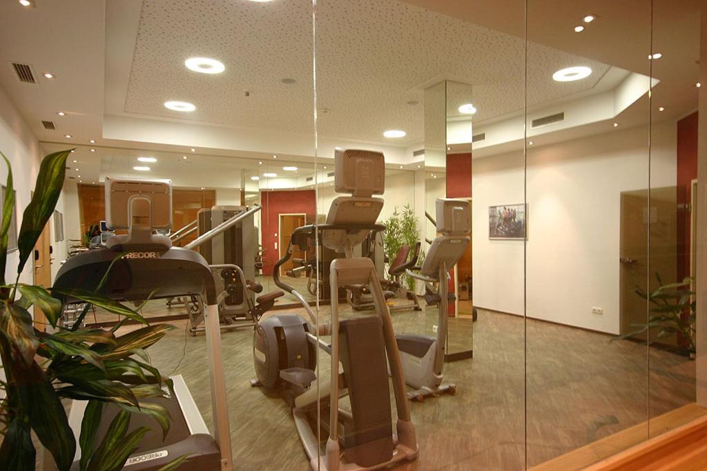 Fitness centrum a/nebo fitness zařízení v ubytování Hotel Herzblut - Joker card included in summer