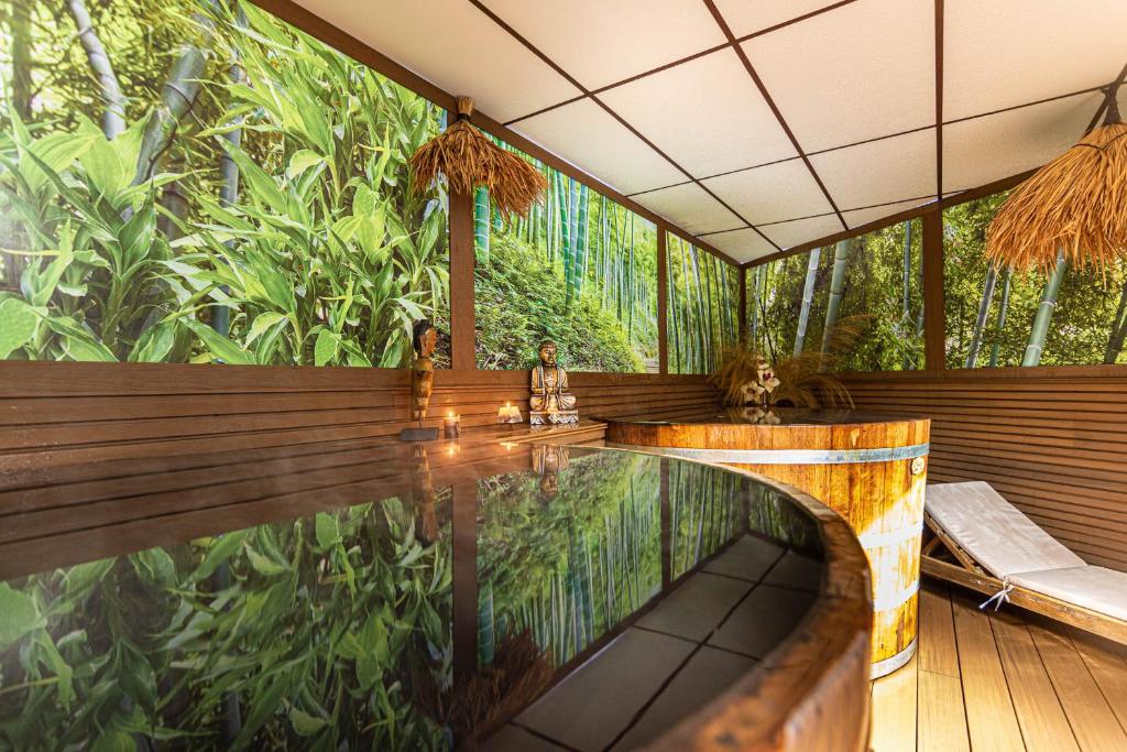 Zahrada ubytování Mantar Spa Hotel
