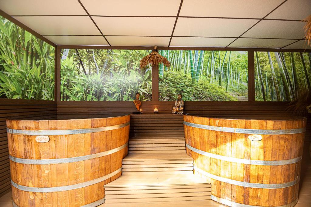 Zahrada ubytování Mantar Spa Hotel
