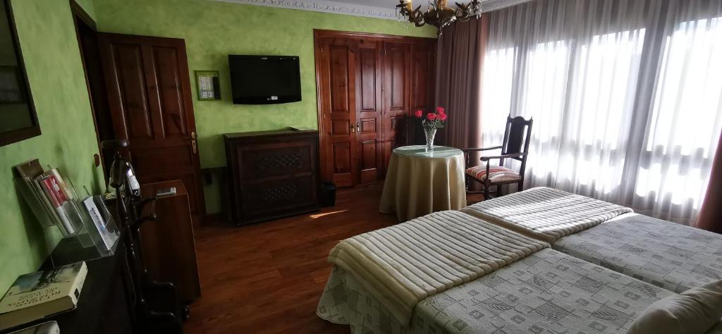 Кровать или кровати в номере El Corral Del Acebo