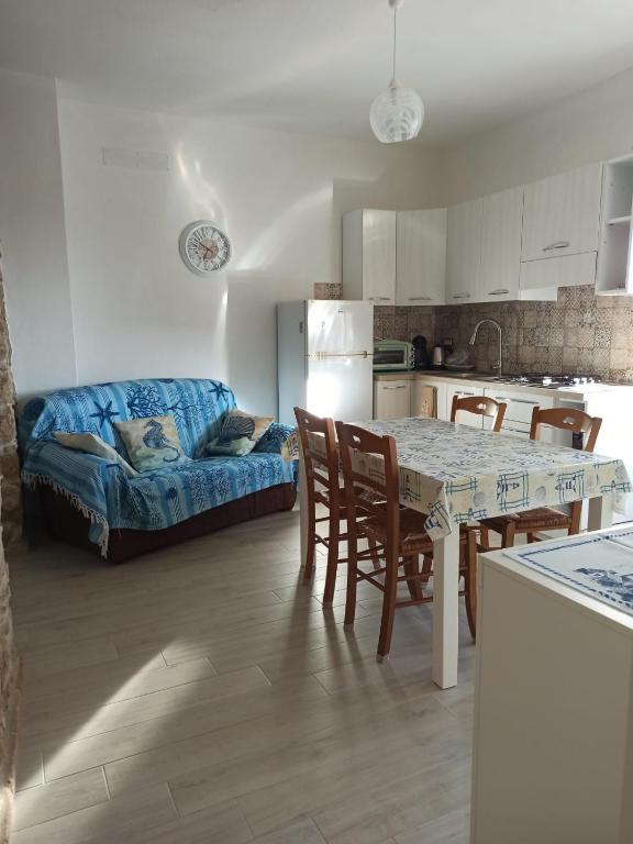 Kuchyň nebo kuchyňský kout v ubytování Casa di nonna Marianna