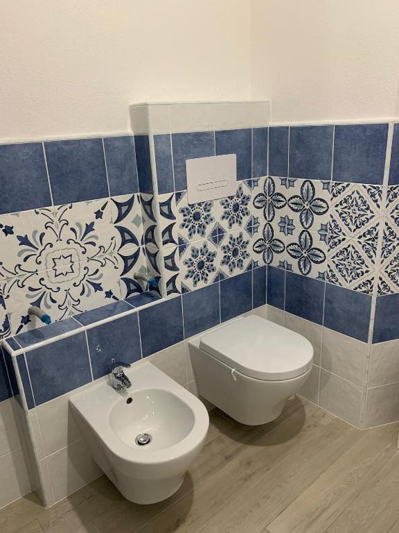 Koupelna v ubytování Casa di nonna Marianna