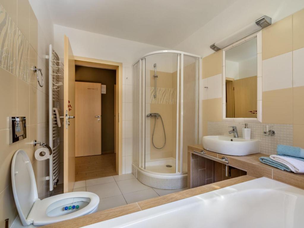 Łazienka w obiekcie Studio Na mechu-1 by Interhome