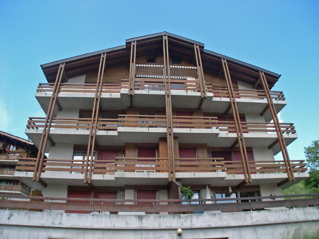 Balkón nebo terasa v ubytování Apartment Hauts de Morthey No 33 by Interhome