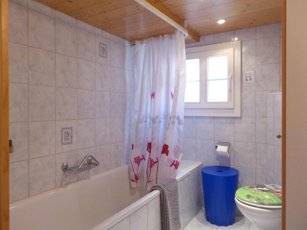 Kúpeľňa v ubytovaní Chalet Hüsli by Interhome