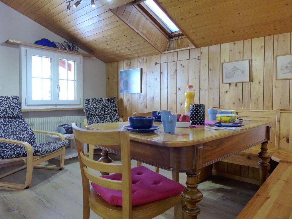 Χώρος καθιστικού στο Apartment Chalet Seeberg by Interhome
