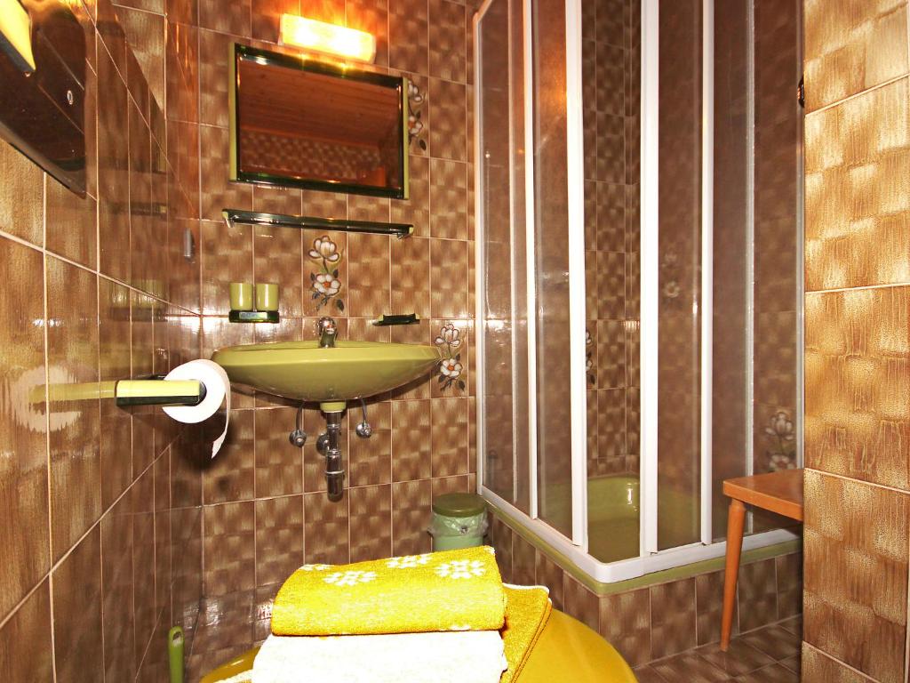 Koupelna v ubytování Holiday Home Hussl by Interhome