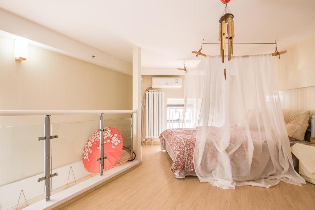 Koupelna v ubytování Yu Jing Xuan Boutique Apartment