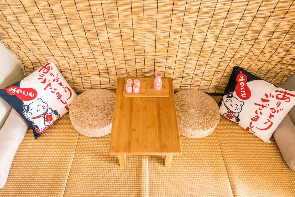 Posezení v ubytování Yu Jing Xuan Boutique Apartment