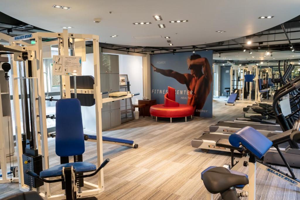 Fitness centrum a/nebo fitness zařízení v ubytování 柳營尖山埤 Liuying Jianshanpi Resort