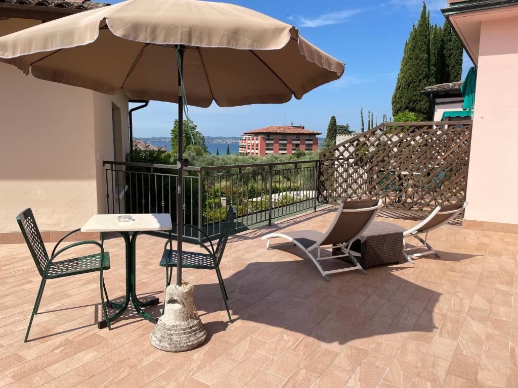 Een balkon of terras bij Hotel Meridiana