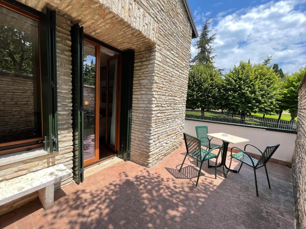 Een balkon of terras bij Hotel Meridiana