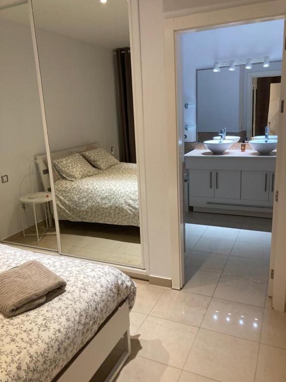 Postel nebo postele na pokoji v ubytování Villa Sol
