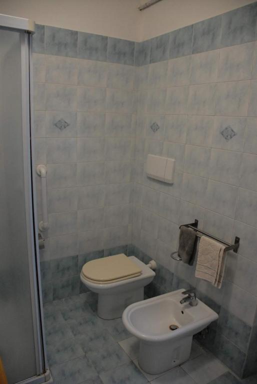 Koupelna v ubytování Fattoria Nonno Neno B&B