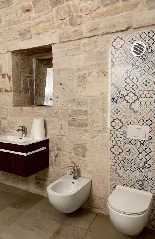 A bathroom at Antico Corso 74