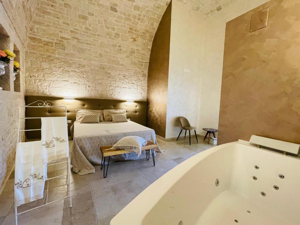 A bed or beds in a room at Antico Corso 74