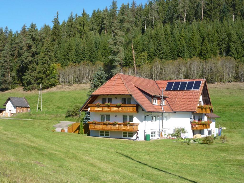 a house with solar panels on its roof at Apartment Fischer by Interhome in Eisenbach