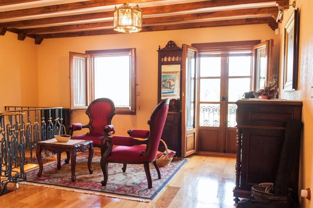 Część wypoczynkowa w obiekcie Casa da Roisa
