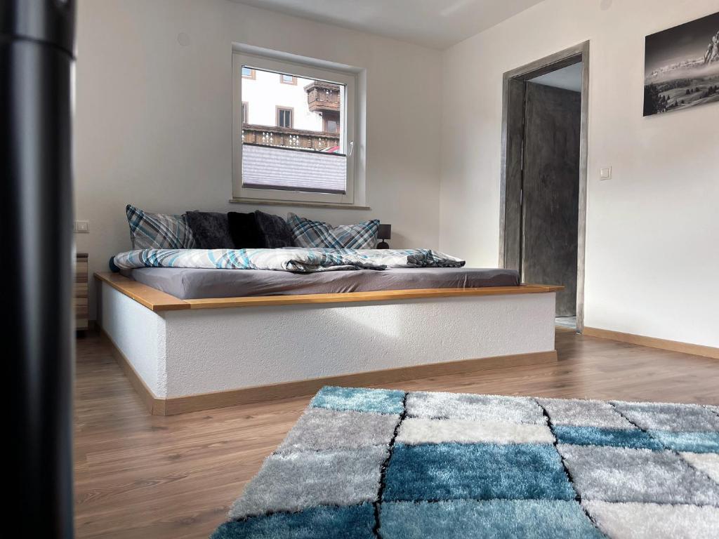 Łóżko lub łóżka w pokoju w obiekcie Ferienwohnung Sunhill
