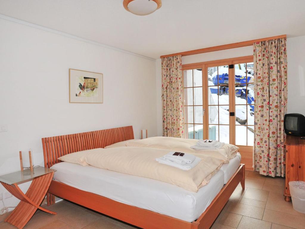 Postel nebo postele na pokoji v ubytování Apartment Panorama Apt- P by Interhome