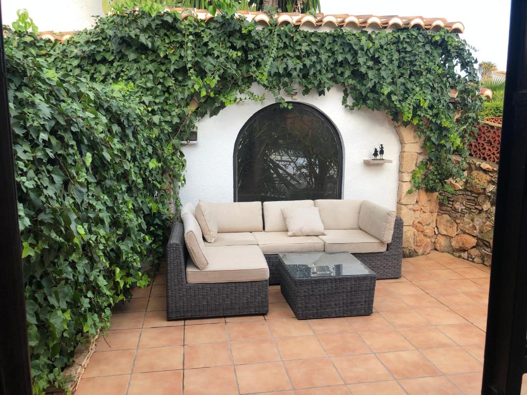 Posezení v ubytování Bonito apartamento villa Joya