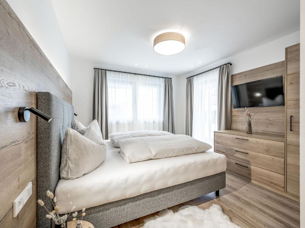 Łóżko lub łóżka w pokoju w obiekcie Apartment Gartenapartment by Interhome