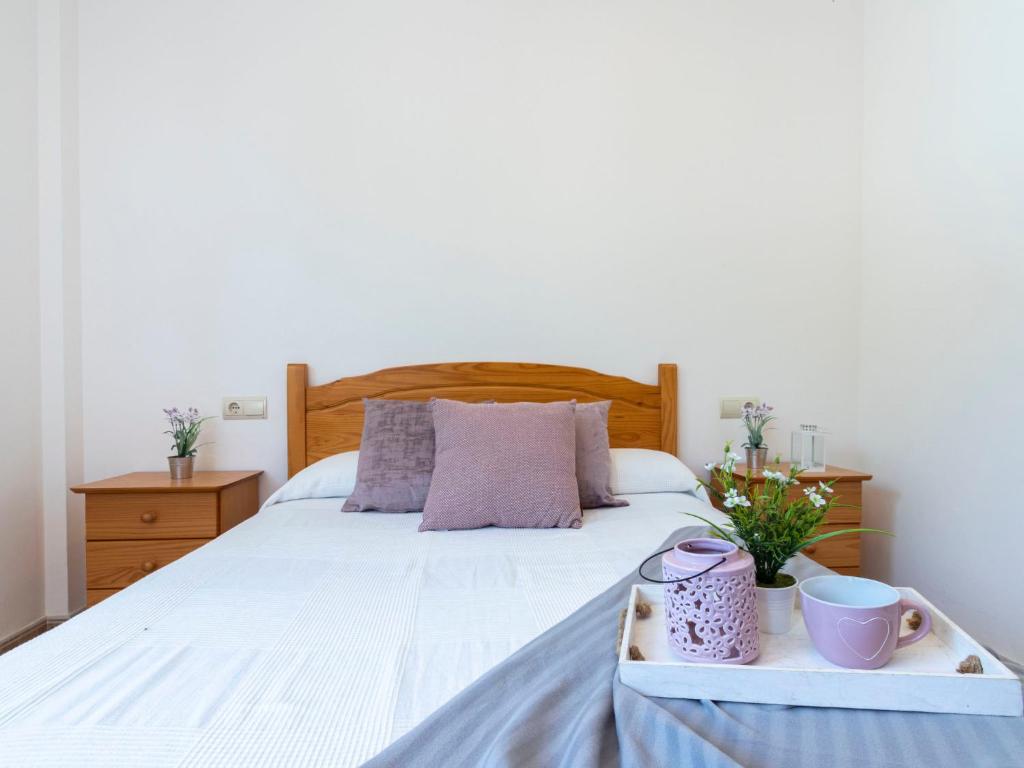 Posteľ alebo postele v izbe v ubytovaní Holiday Home Fontibre by Interhome
