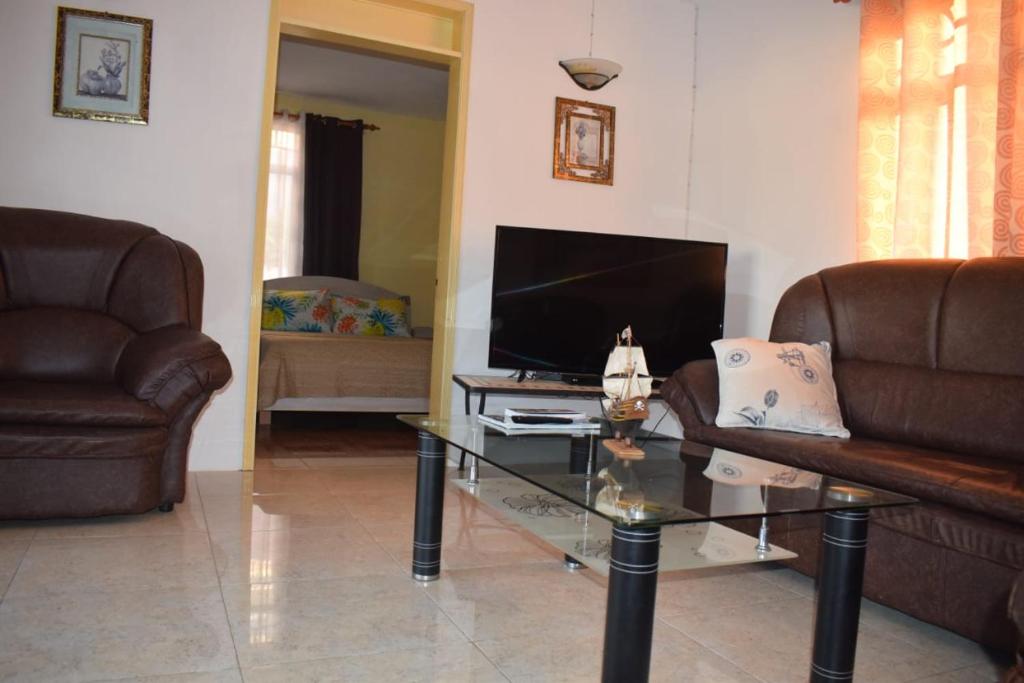 TV a/nebo společenská místnost v ubytování Oasis Kite Appartment